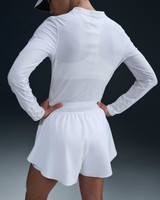 Nike Women's NikeCourt Ace Advantage Tennis Shorts white side view
