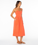Roxy Women's Downriver Midi Dress original RD10711AHA00 NHC back view