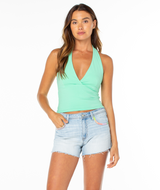The Roxy Women’s South Shore Tank Top in Spring Bud