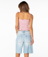 The Roxy Women’s Avalon Tube Top in Dew Alta Stripe
