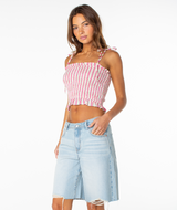 The Roxy Women’s Avalon Tube Top in Dew Alta Stripe