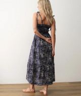 Marine Layer Carmen Smocked Dress 2260206001472-6 front view