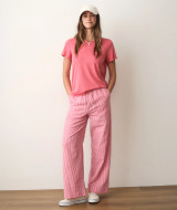 Marine Layer Tried & True Hemp Crew Tee Washed Red