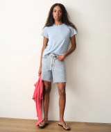 Marine Layer Tried & True Hemp Crew Tee Washed Red detail