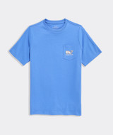 Vineyard Vines Boys' Baseball Whale Pocket Tee colorway 3V013285 2 back view