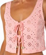 Roxy Women's Kayla Tank Top Murex Shell fit view