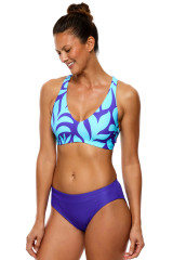 Next Women's Shoreside Retro Bikini Bottom Dazzling Blue side view