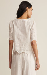 Z Supply Women's Oceanside Embroidered Top | TYLER'S