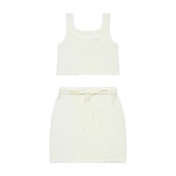 Beach Lingo Girls' Crochet Set  in White