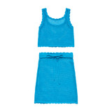 Beach Lingo Girls' Crochet Set  in Turquoise