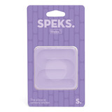 Speks Slabs Silicone Sensory Square Sticker in Path Purple