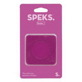 Speks Slabs Silicone Sensory Square Sticker in Static Purple
