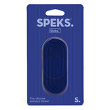 Speks Slabs Silicone Sensory Tab Sticker in Groove Blue