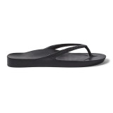 The Archies Footwear Arch Support Flip Flops in Black