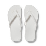 The Archies Footwear Arch Support Flip Flops in White