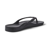 The Archies Footwear Arch Support Flip Flops in Black
