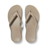 The Archies Footwear Arch Support Flip Flops in Taupe