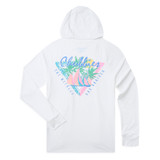 Chubbies Tacking Toward Sun Hoodie Tacking Toward Full flat lay back