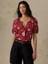 Faherty Women's Voile Lettie Top