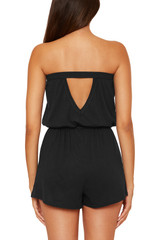 Becca Women's Beach Date Romper black back view