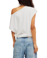 Free People Peggy Tee Clean Ivory back view