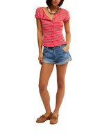 Free People Most Wanted Stripe Cardi Top front view