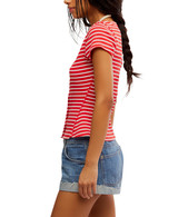Free People Most Wanted Stripe Cardi Top side view