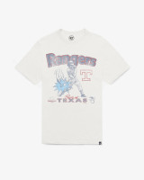 47 Brand Men's Texas Rangers Cooperstown Swingin' Tee sandstone flat front