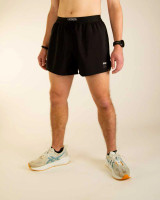 ChicknLegs Men's Black 5" Running Shorts side view
