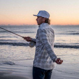 Poncho Outdoors Bonefish Rope Hat White Lifestyle Back