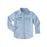Poncho Outdoors Boys' Denim Snapshirt