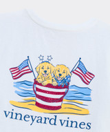 Vineyard Vines Girls' Whale Short Sleeve Pocket Tee