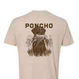 Poncho Outdoors Best Friend Tee Mans Best Friend Front graphic detail zoom