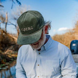 Poncho Outdoors Moss Corduroy Snapback Hat Moss Lifestyle lifestyle