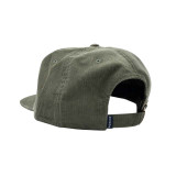 Poncho Outdoors Moss Corduroy Snapback Hat Moss back