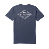 Poncho Outdoors Men's Navy Diamond Logo Tee