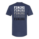 Poncho Outdoors Strata Tee Navy Front