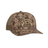Poncho Outdoors The Game Trucker Hat CAMO Front