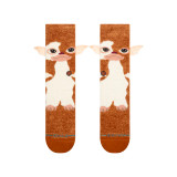 Stance Gizmo Crew Socks Brown Front