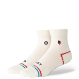 Stance So Sweet Lowrider Socks Ivory Back front view