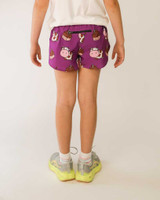 ChicknLegs Shorts Youth Girls 1.5In Choccy Cow back view