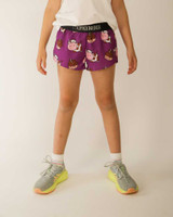 ChicknLegs Shorts Youth Girls 1.5In Choccy Cow front view