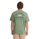 Billabong Foundry Premium Pocket Tee Hedge Green back view
