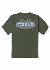Vissla Craftsman Organic Pocket Tee Surplus Front back view