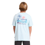 Billabong Men's Lounge Premium Tee Coastal Blue back view