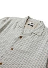 Vissla Hammer Land Short Sleeve Shirt Bone Back detail shot