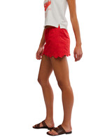 Free People Women's Eyes On You Skort High Risk Red detail