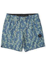 Vissla Tropicana Volley Shorts Blue Haze Detail front view