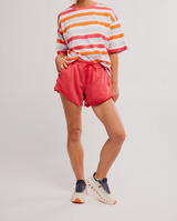 FP Movement Knockout Shorts Grapefruit front view