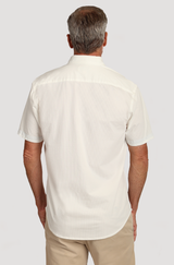 True Grit Men's Stretch Knit Seersucker Shirt